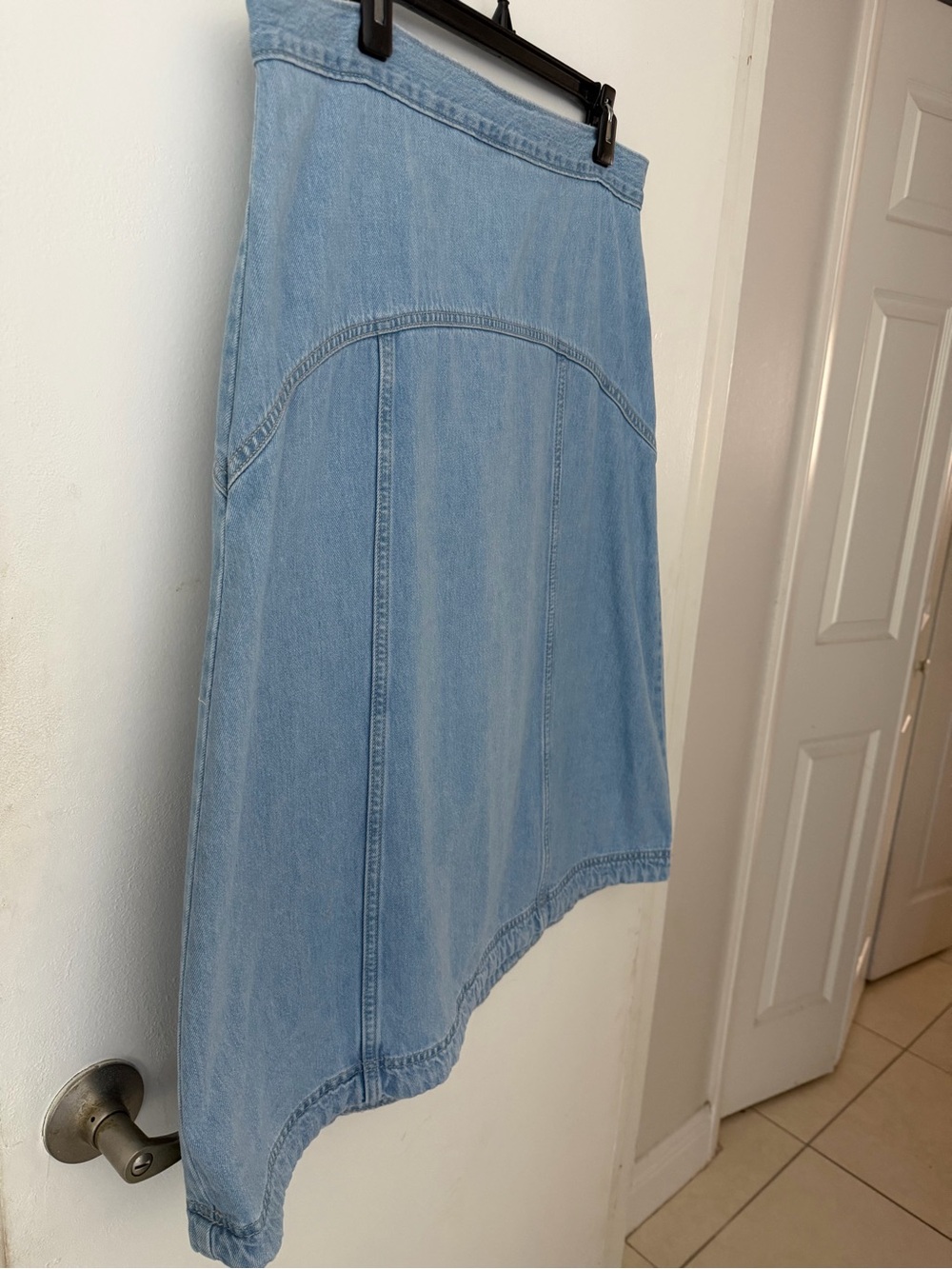 Old Navy Light Blue Denim A‑Line Skirt Jean skirt - Picture 6 of 6